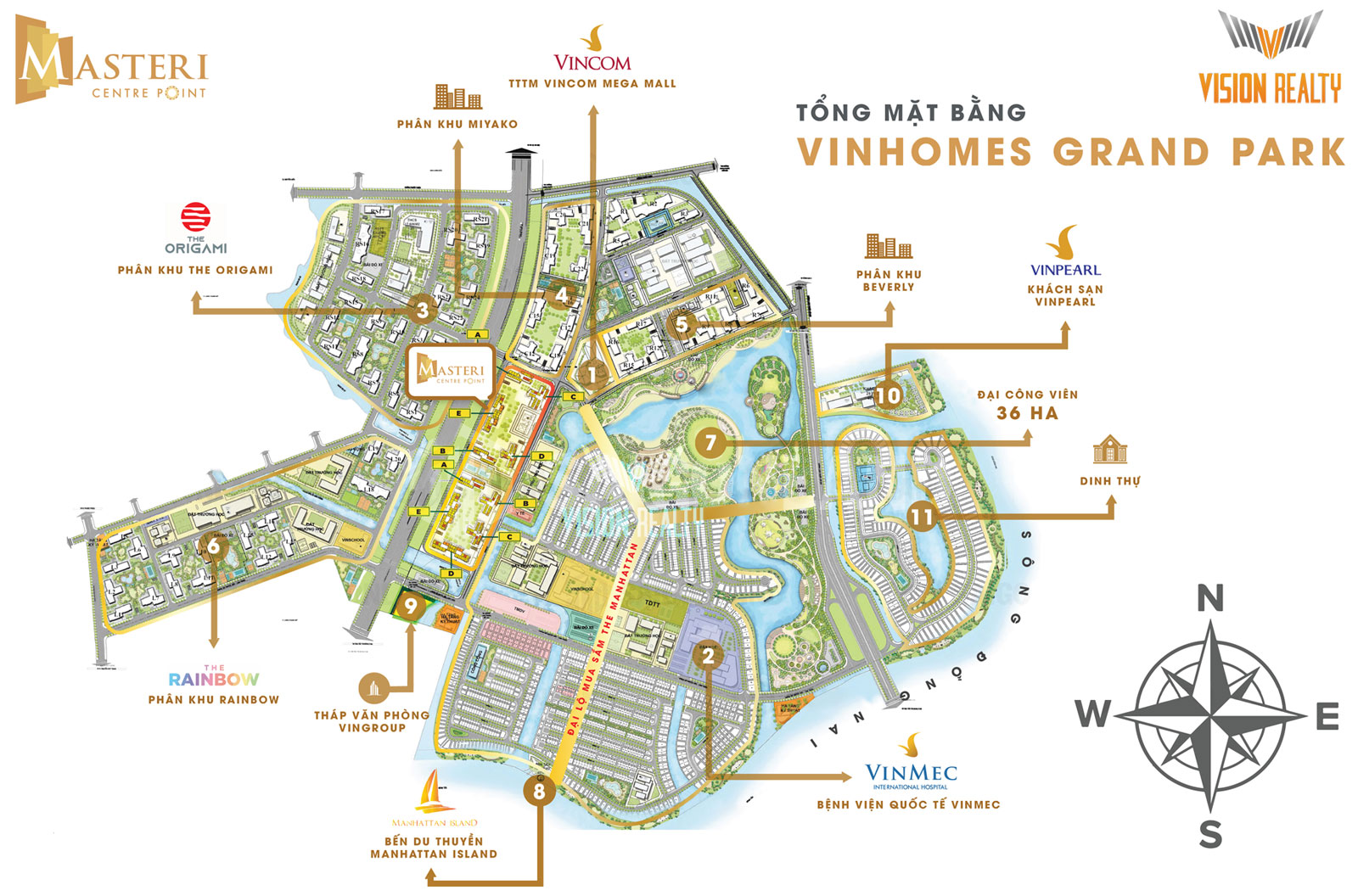 Masteri Centre Point Tai Vinhomes Grand Park